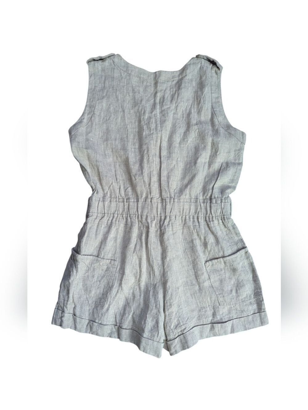Linen Romper - Picture 2 of 9